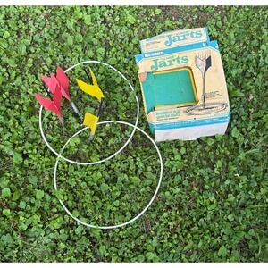Vintage Regent Slider Jarts Lawn Dart Game COMPLETE